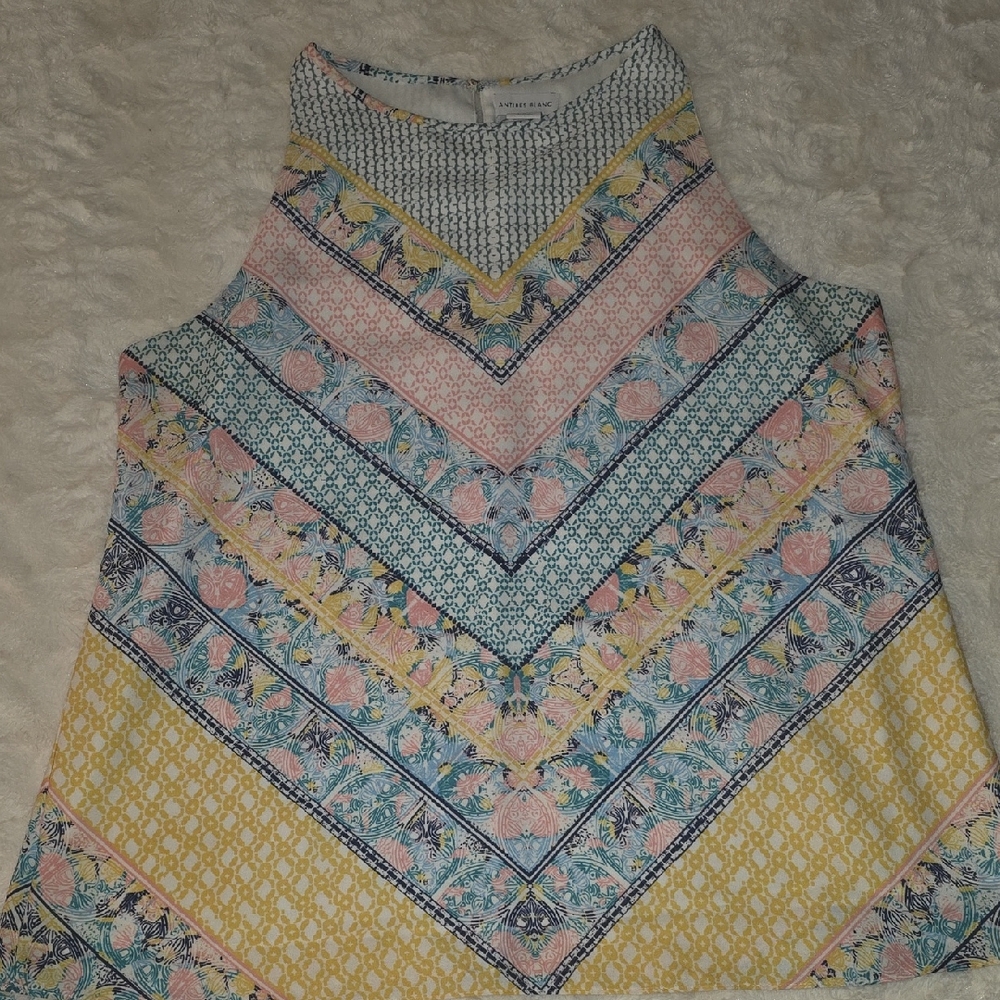 Multicolor Chevron Tank Top